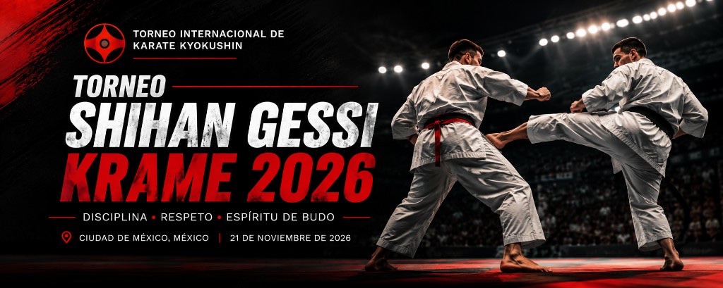 Torneo internacional de karate Kyokushin Shihan Gessi Krame 2026
