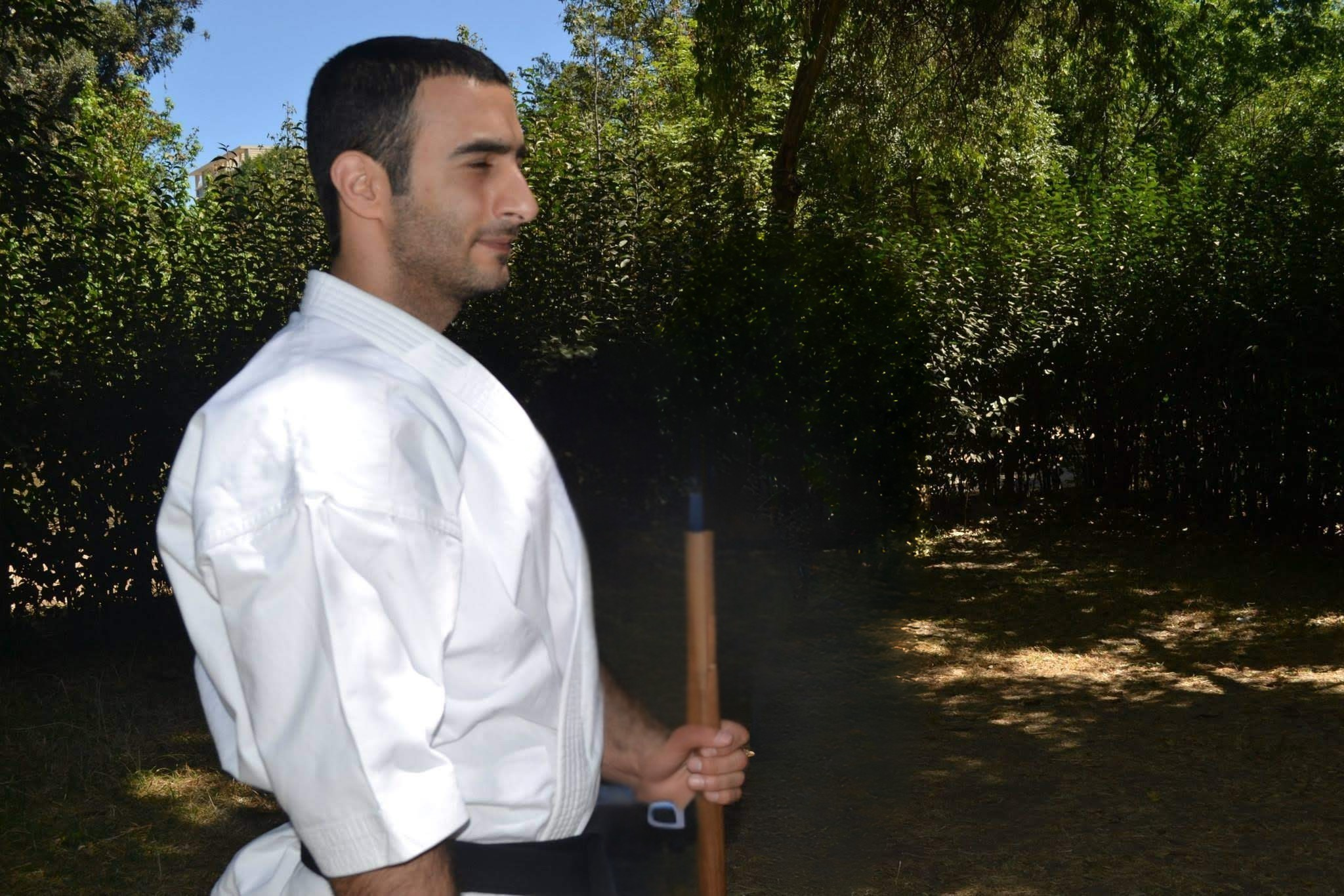 Práctica de Kobudo con bō en Ittai Dojo